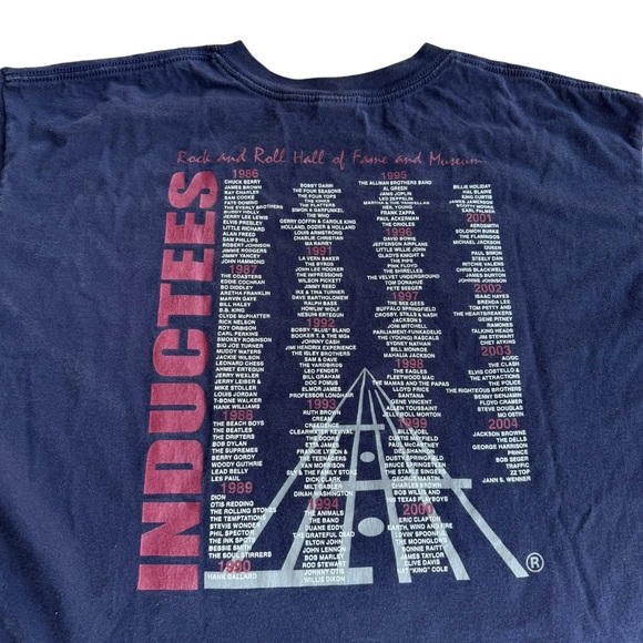 2004 Rock ’N Roll Hall of Fame Museum Vintage House Built Graphic Tee Shirt 90s - Picture 8 of 9